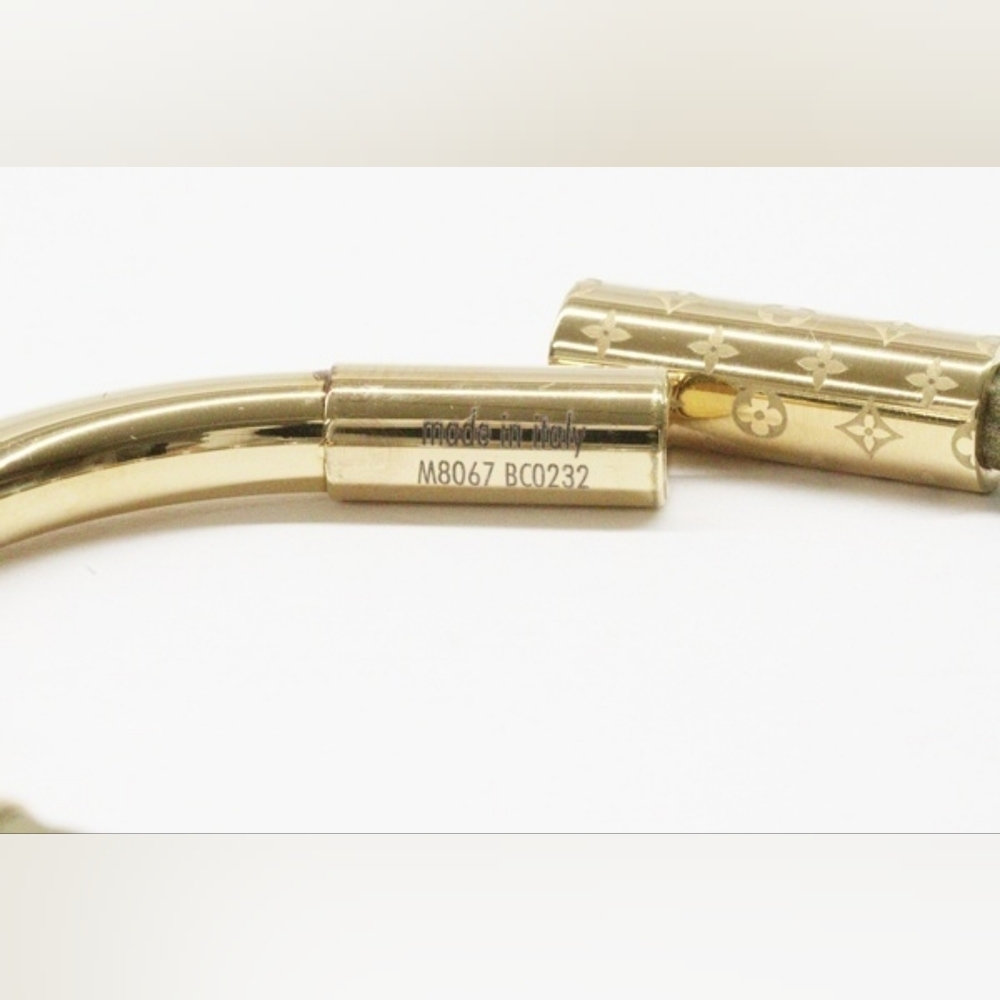 Louis Vuitton 2pc Duogram Khaki Beige Leather Bracelet Set! - Picture 10 of 12